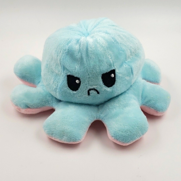Reversible Mood Octopus Plushie - Picture 2 of 4